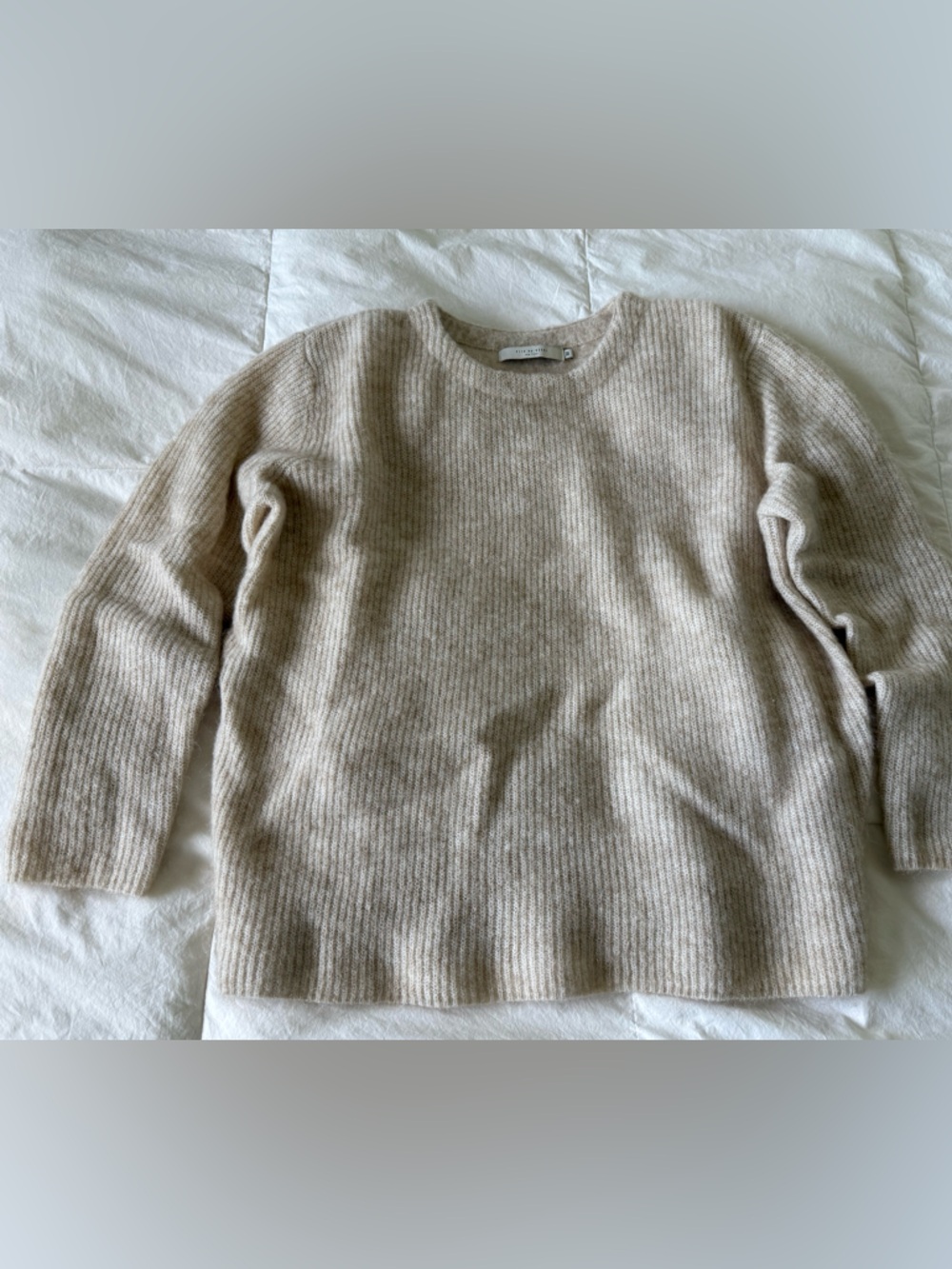 7115 by Szeki alpaca sweater oatmeal